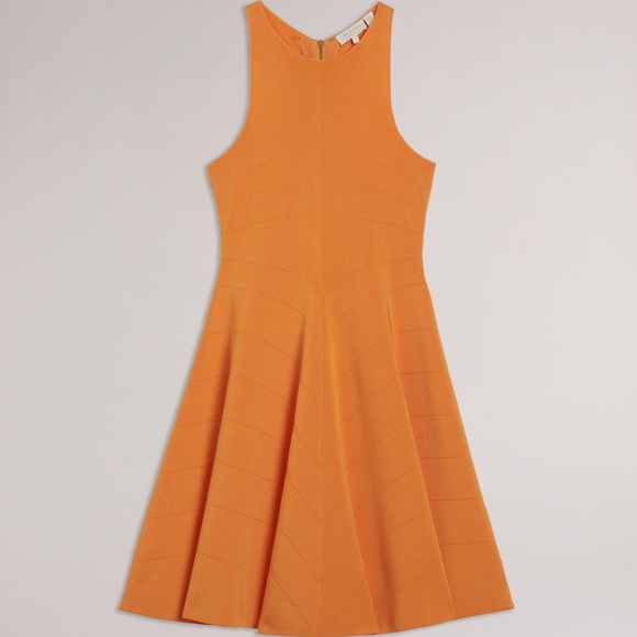 New Ted Baker London Salny Knit circle skirt mini Dress - Picture 7 of 14